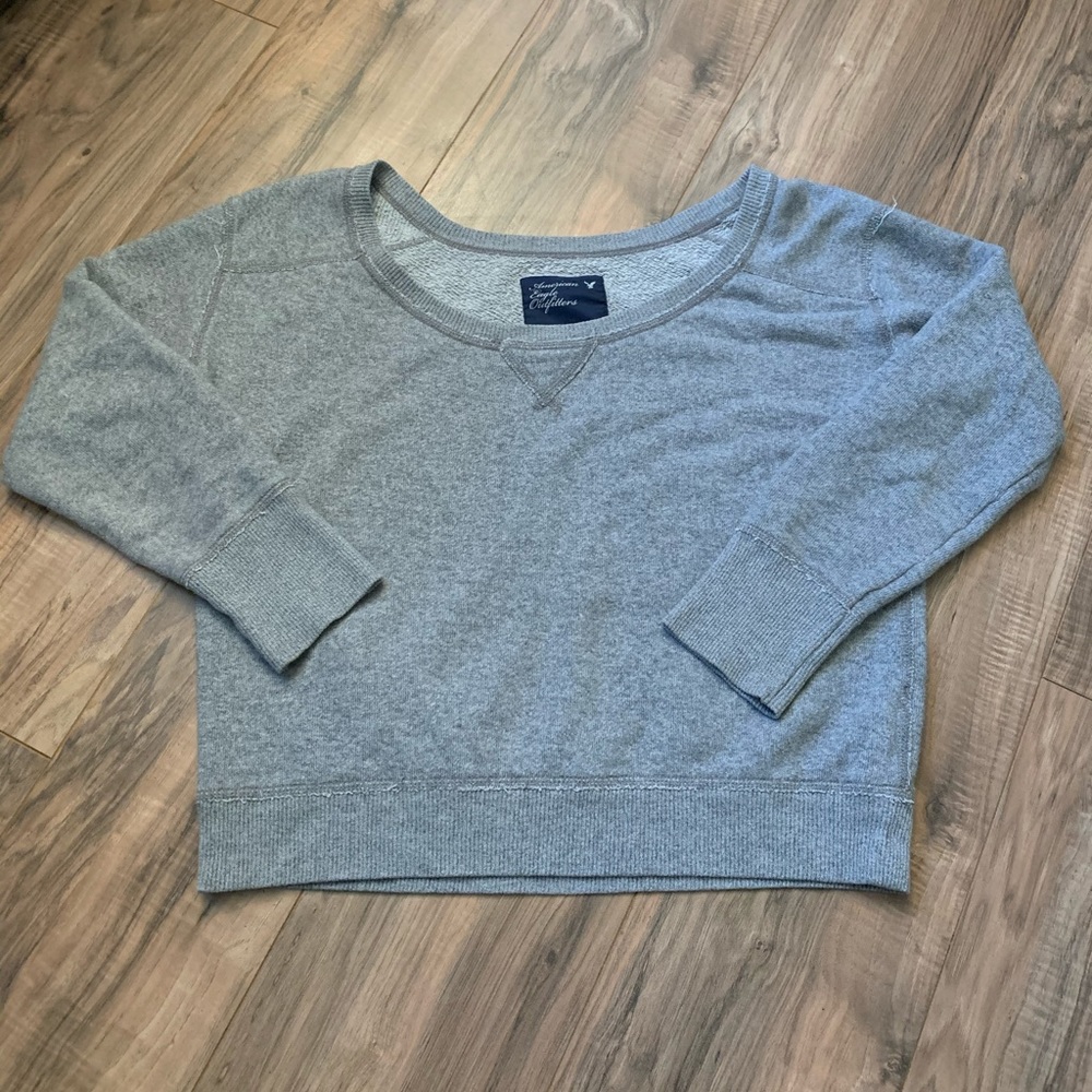 American Eagle Crop Top Sweater Size Large